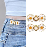Jeans Waist Tightener Jeans Button Pins Waist Tightener Set Make The Waist Fit For Skirt Pants Robe No Sewing Required Adjustable Waist Buckle For Loose Jeans Pants Image 1