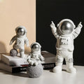 Astronaut 3Pcs Cute Set Of Figure For Car Dashboard Home Decor Office Desktop Image 1