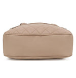 Handbag For Women And Girls Stylish Beige PU Leather Bag Image 4