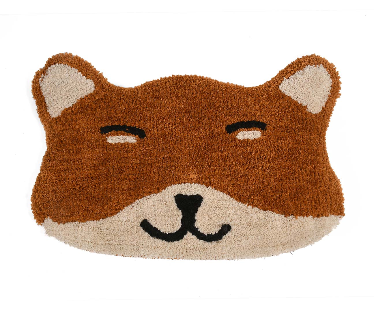 Microfiber Anti-Slip Doormat for Home & Bathroom Entrance Brown Fox Mat (45x70 cm) Image 2