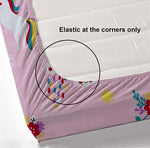 Glace Cotton (78x72 Inch) Double Size Bedsheet With 2 Pillow Cover in Multicolor Image 3