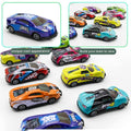 06Pcs Pull Back Race Cars Toys Vehicles Gift Set 3 Inch Friction Powered Mini Metal Alloy Toy Toddler Birthday Gift Image 1