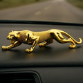 Golden Jaguar Idol For Car Dashboard Accessories Home Decor Items For Hall Showpiece Car Decoration Animal Figurine Leopard Panther Showpiece Image 1