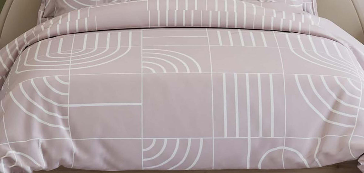 Cotton Feel Fabric (108x108 Inch) Double Size Bedsheet With 2 Pillow Cover in Light Pink Color Image 2