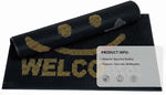 PVC Anti-Slip Doormat for Home & Bathroom Entrance Black Rectangular Mat (2x3 Feet) Image 2