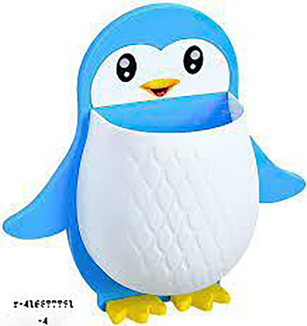 1Pc Penguins Shape Toothbrush Holder Plastic Stand For Toothpaste Comb Brush Cream Lotion Kids Bathroom Cup Drain Waterproof Self Adhesive Image 1
