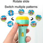 Patterns Mini Projector Torch Toy Slide Flashlight Projector Torch For Kids Before Going To Bed Best Education Learning Gift For Kids Image 3