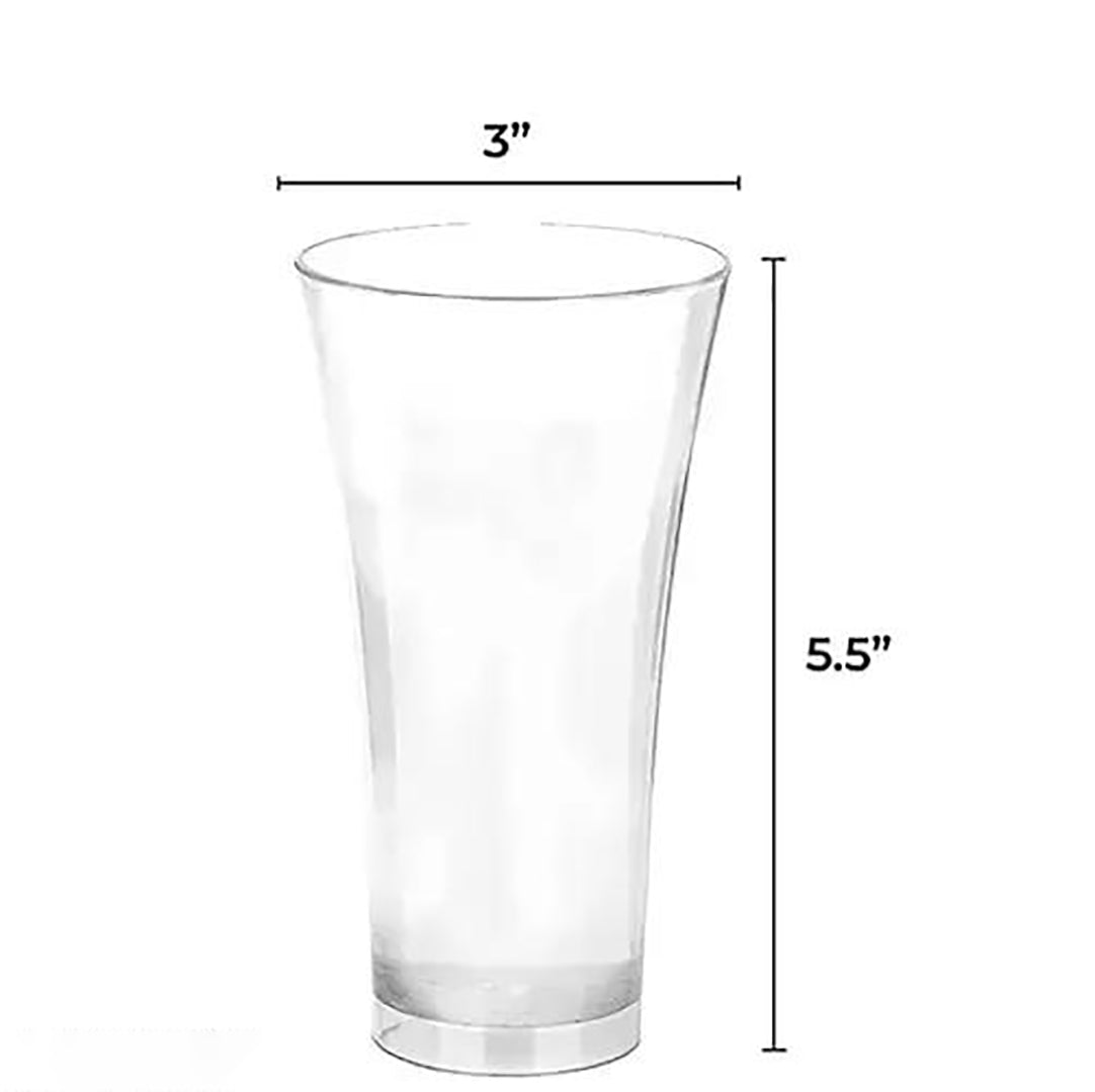Plastic Glass Set Of 6 Pcs For Drinkcold Drinkmocktail Sodawater For Party Picnic Dining Table Serving Office Home Kitchen Image 2