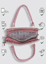 Handbag For Women And Girls Stylish Brown PU Leather Bag Image 4