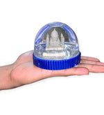 Taj Mahal Water Glitters Figurine Miniature Gift Item For Home Office Gifts And Decor Transparent Showpiece Blue Pack Of 1 Image 4