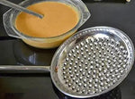 Stainless Steel Boondi Jhara With Wooden Handle Image 3