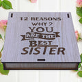 Womens Day Sister Love Sis Message Card Puzzle With Message Printed Image 1