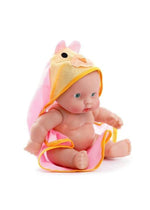 Rubber Natural Looking Baby Toy For Kids With Towel And Movable Hands And Legs Image 3