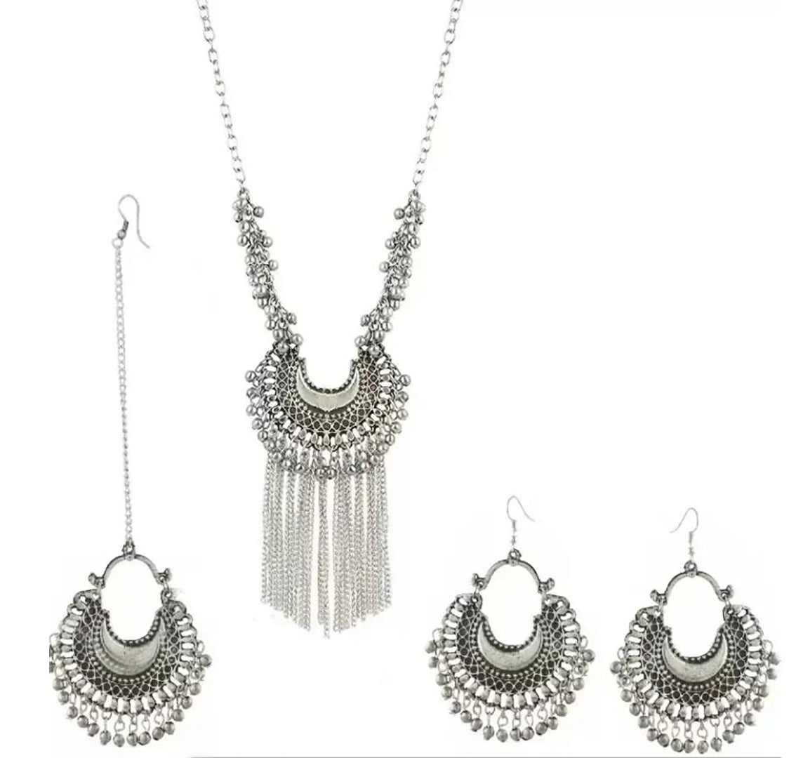 Premium Artificial Traditional Jewelry Collection: Ethnic Necklace & Earring Sets Image 3
