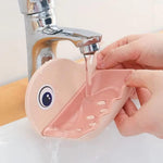 4 Pcs Plastic Soap Holder Beautiful Fish Shape Sop Dish Case Holder Bathroom Accessory Multicolor Image 2