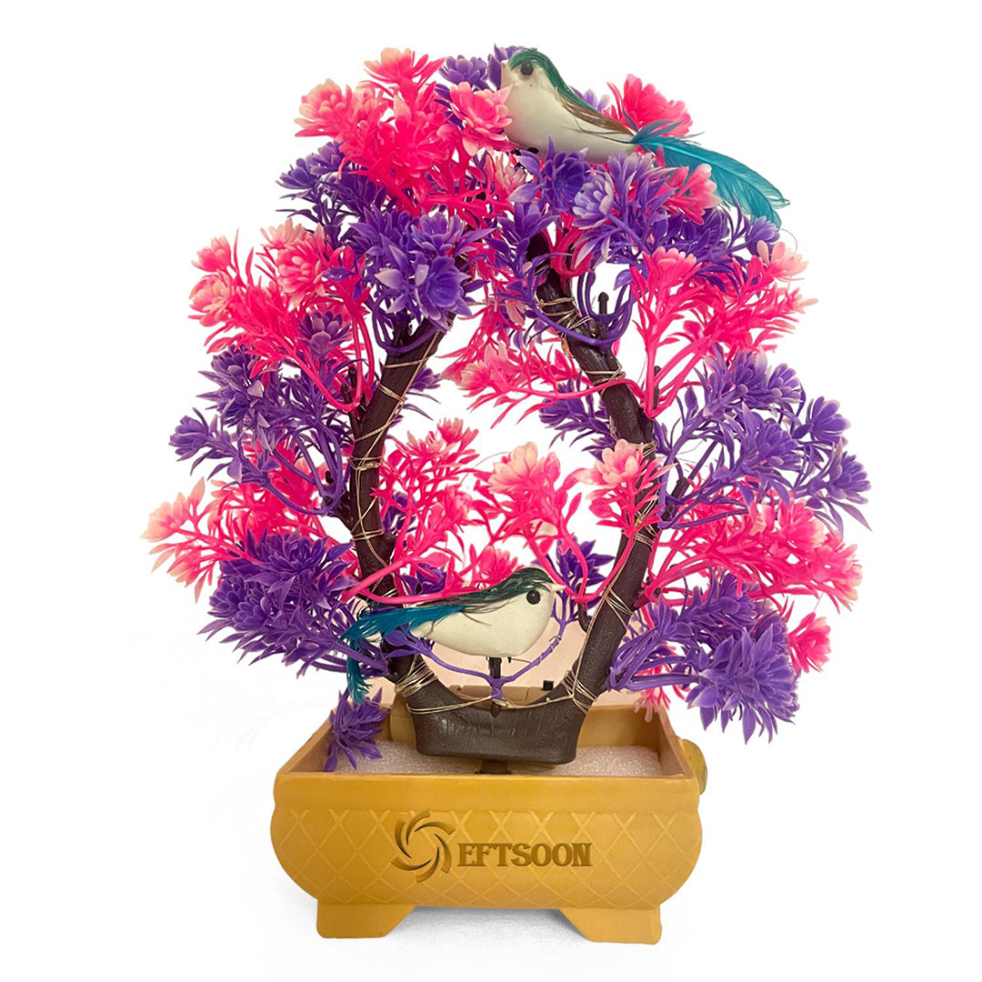 Artificial Bonsai Tree With Light Sparrow Living Room Dining Table Decor Homeoffice Party Decor Speacial Ocassion Indoor Decor Festival Theme Decorative Image 2