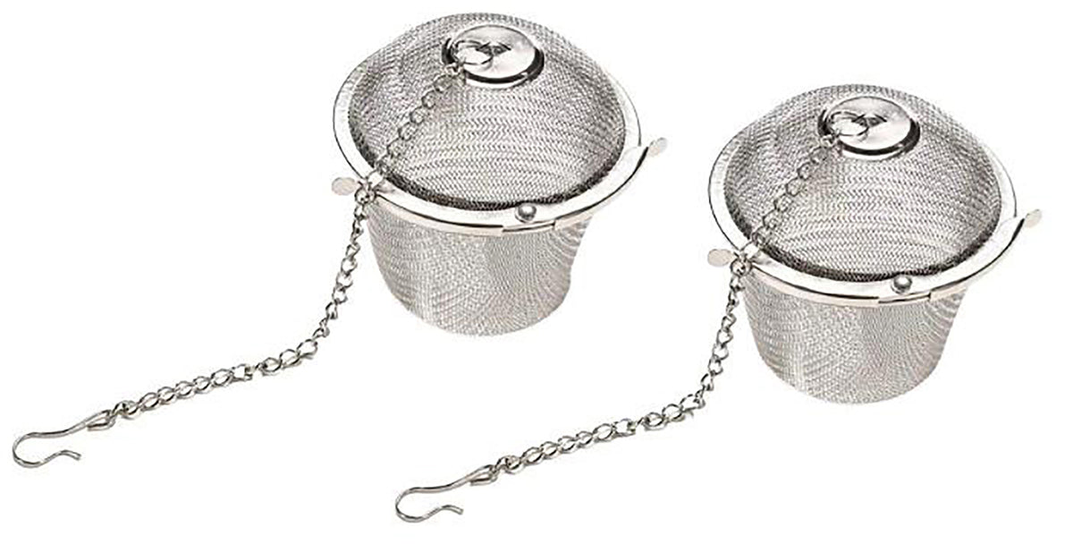 Stainless Steel Tea Filter Infuser 45Cm Basket Shaped Tea Strainer For Green Tea Loose Leaf And Tea Bags With A Chain And A Hook Image 3
