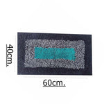 Cotton Anti-Slip Doormat for Home & Bathroom Entrance Multicolor Rectangular Mat (40x60 cm) 6 Pcs Image 2