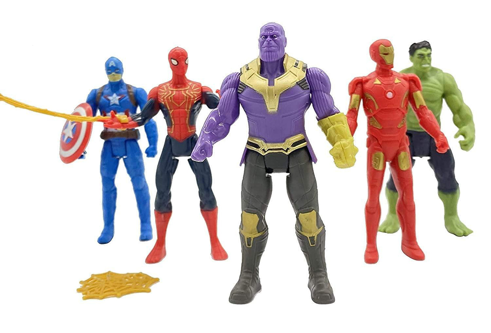 Super Hero Action Figure Toy Set Of 5 Image 2
