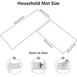 Memory Foam Anti-Slip Doormat for Home & Bathroom Entrance Grey Rectangular Mat (40x60 cm) Image 3