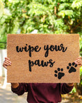 Coir Anti-Slip Doormat for Home & Bathroom Entrance Beige Rectangular Mat (40x60 cm) Image 1