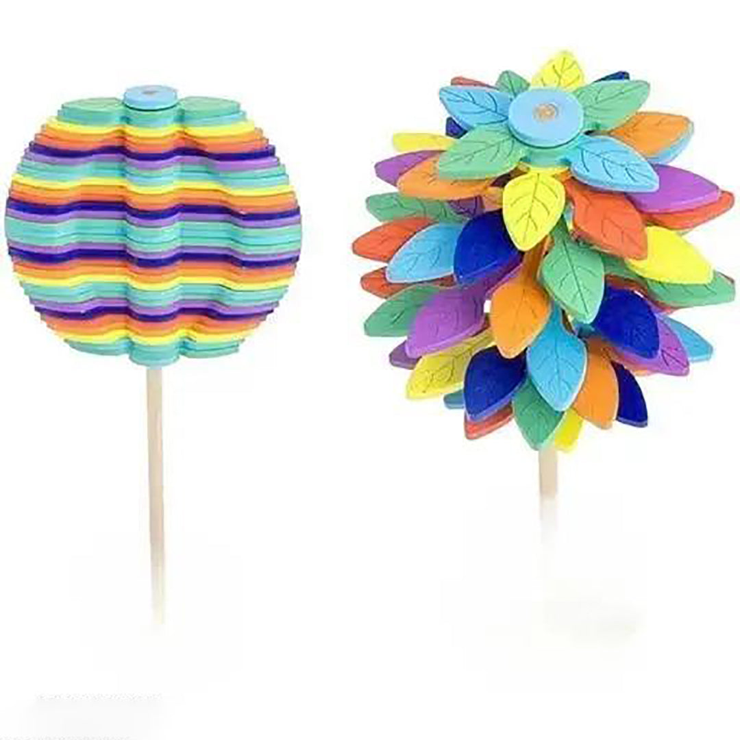 Flower Toys For Kids Good Quality Product Multicolor Shape Image 4