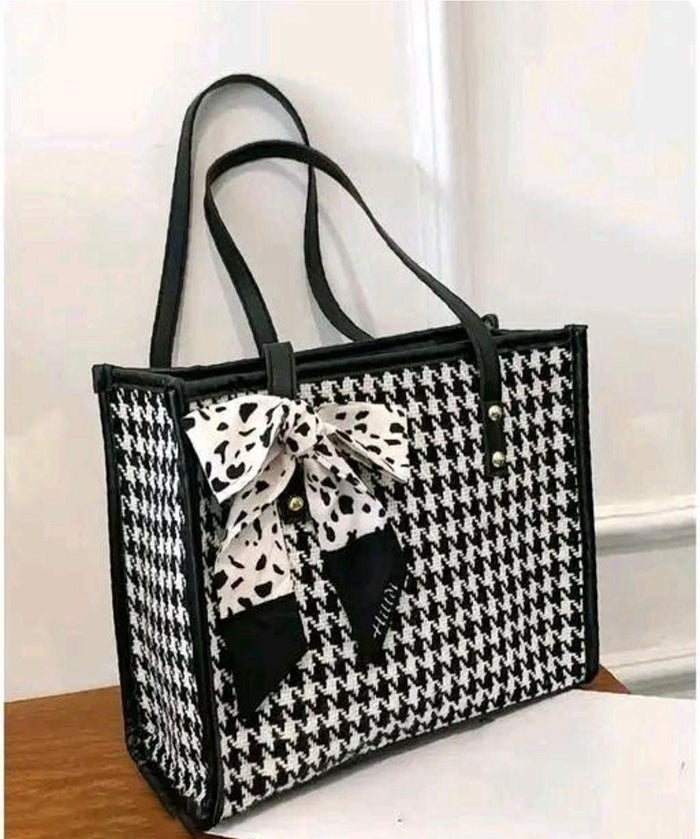 Handbag For Women And Girls Stylish Black PU Leather Bag Image 1