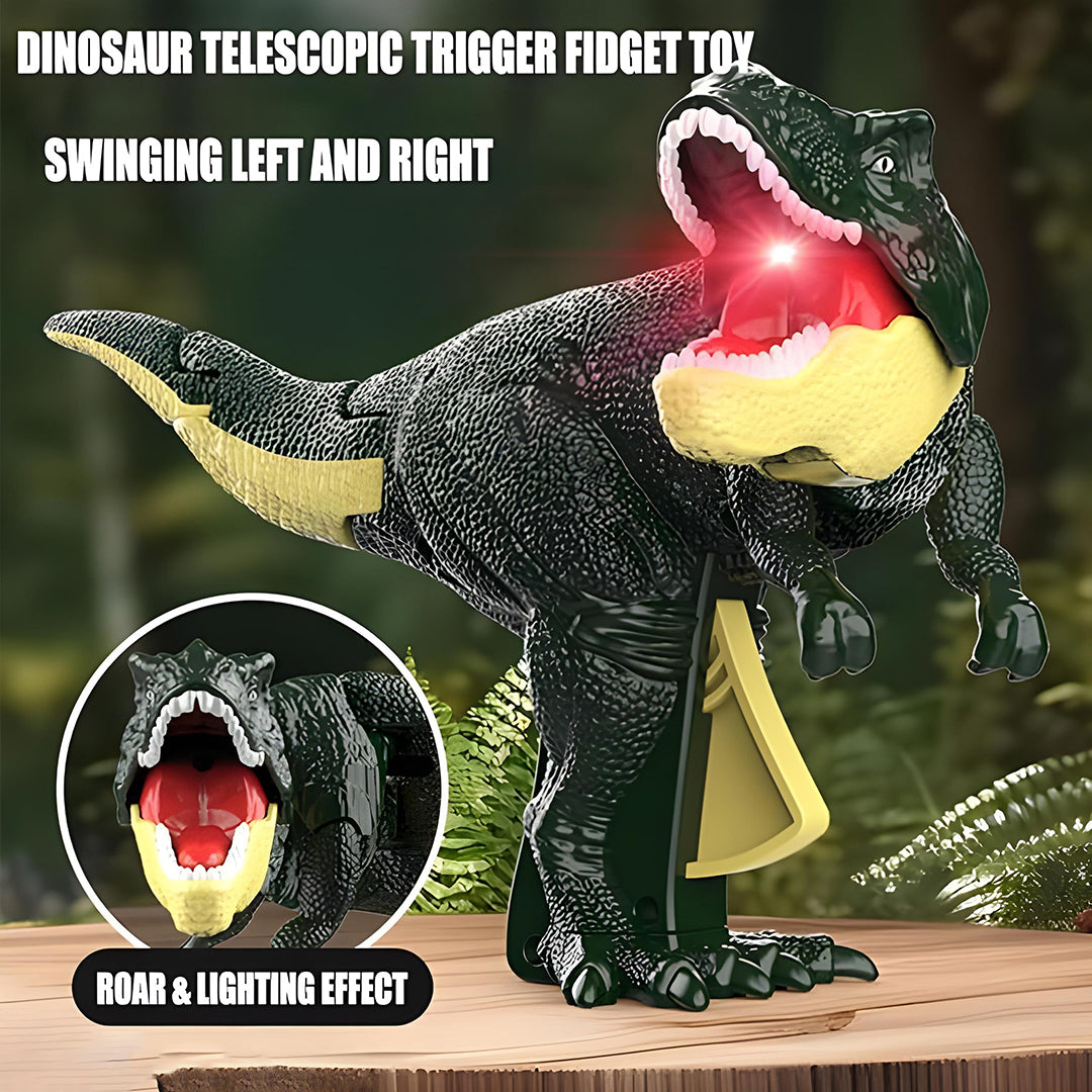 Dinosaur Toy With Biting Function Roaring Sound Effect Will Shake Head And Tail Image 2