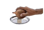 Stainless Steel Coconut Breaker Plate Coconut Chopper Pack Of 1 Image 2