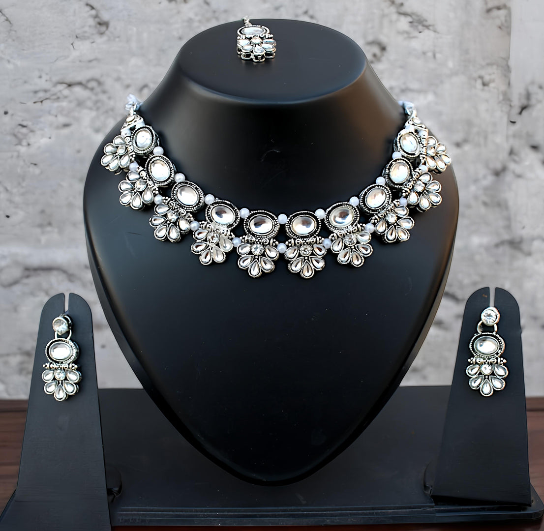 Premium Artificial Traditional Jewelry Collection: Ethnic Necklace & Earring Sets Image 1
