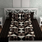 Glace Cotton (78x72 Inch) Double Size Bedsheet With 2 Pillow Cover in Multicolor Image 2