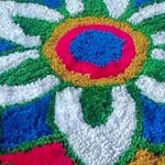 Microfiber Anti-Slip Doormat for Home & Bathroom Entrance Multicolor Round Mat (58 cm) Image 2