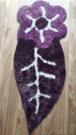 Polyester Anti-Slip Doormat for Home & Bathroom Entrance Multicolor Flower Mat (22X55 cm) Image 2