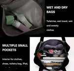 Handbag For Women And Girls Stylish Black Nylon Bag Image 2