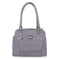 Handbag For Women And Girls Stylish grey PU Leather Bag Image 1