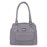 Handbag For Women And Girls Stylish grey PU Leather Bag Image 1