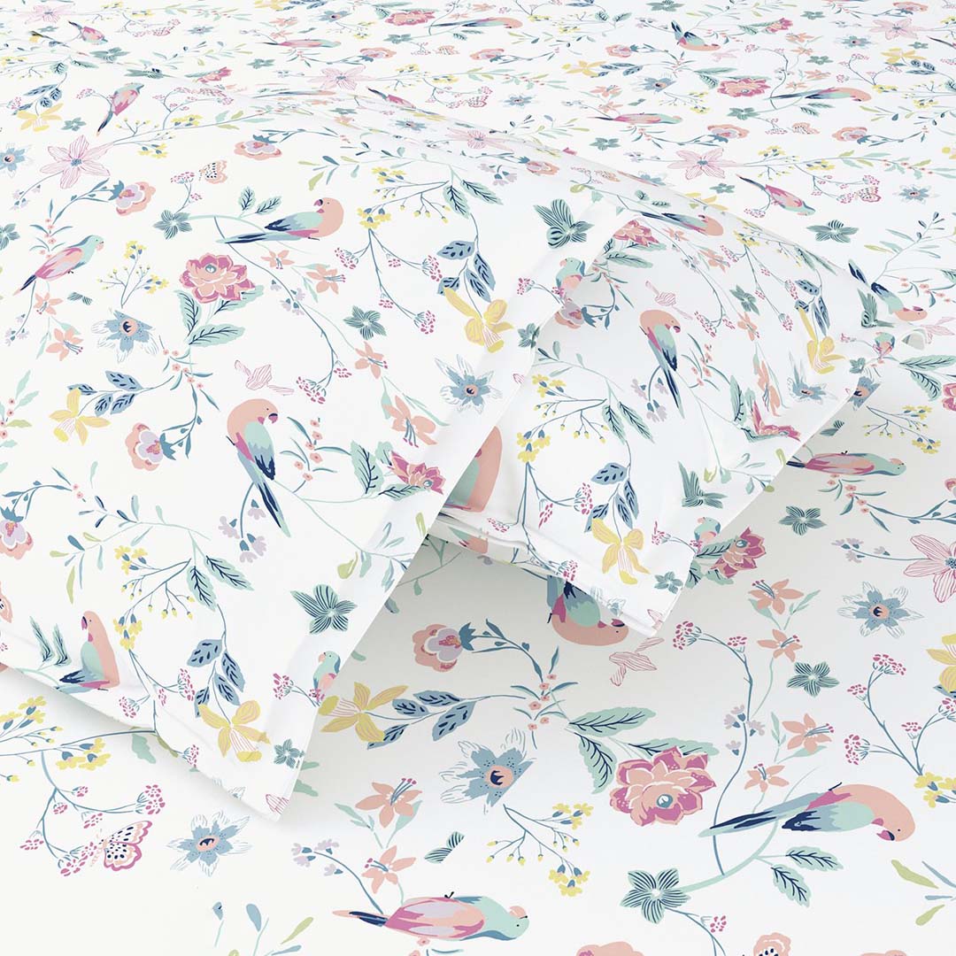 Cotton (108x108 Inch) Double Size Bedsheet With 2 Pillow Cover in Multicolor Image 4