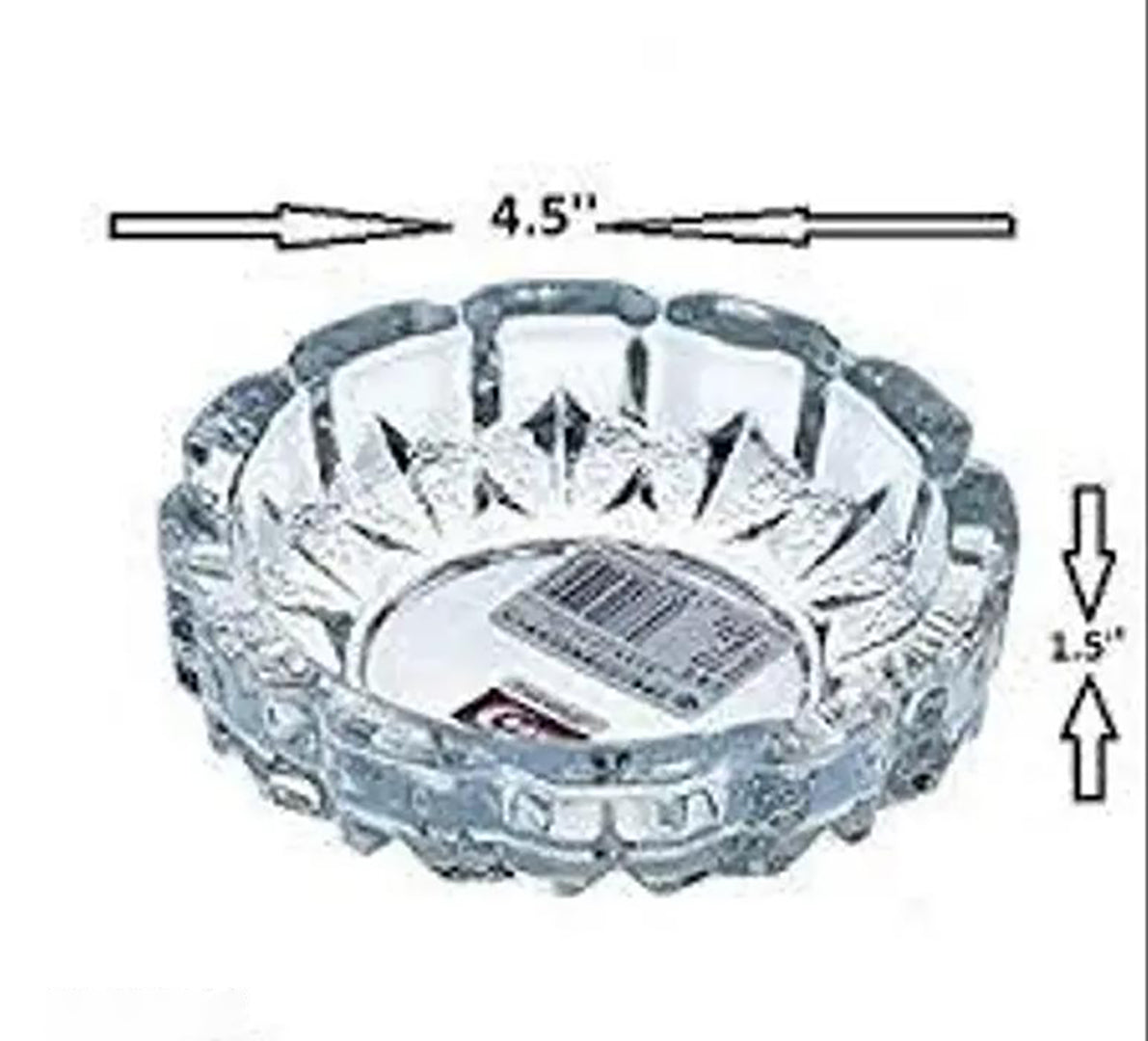 Crystal Tortoise Glass Kachua With Beautiful Bowl Plate Image 3