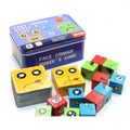 Changing Game Toy For Kids Smiley Face Emoji Cube For Kids Learning Educational Puzzles Emotion Change Toy Image 1