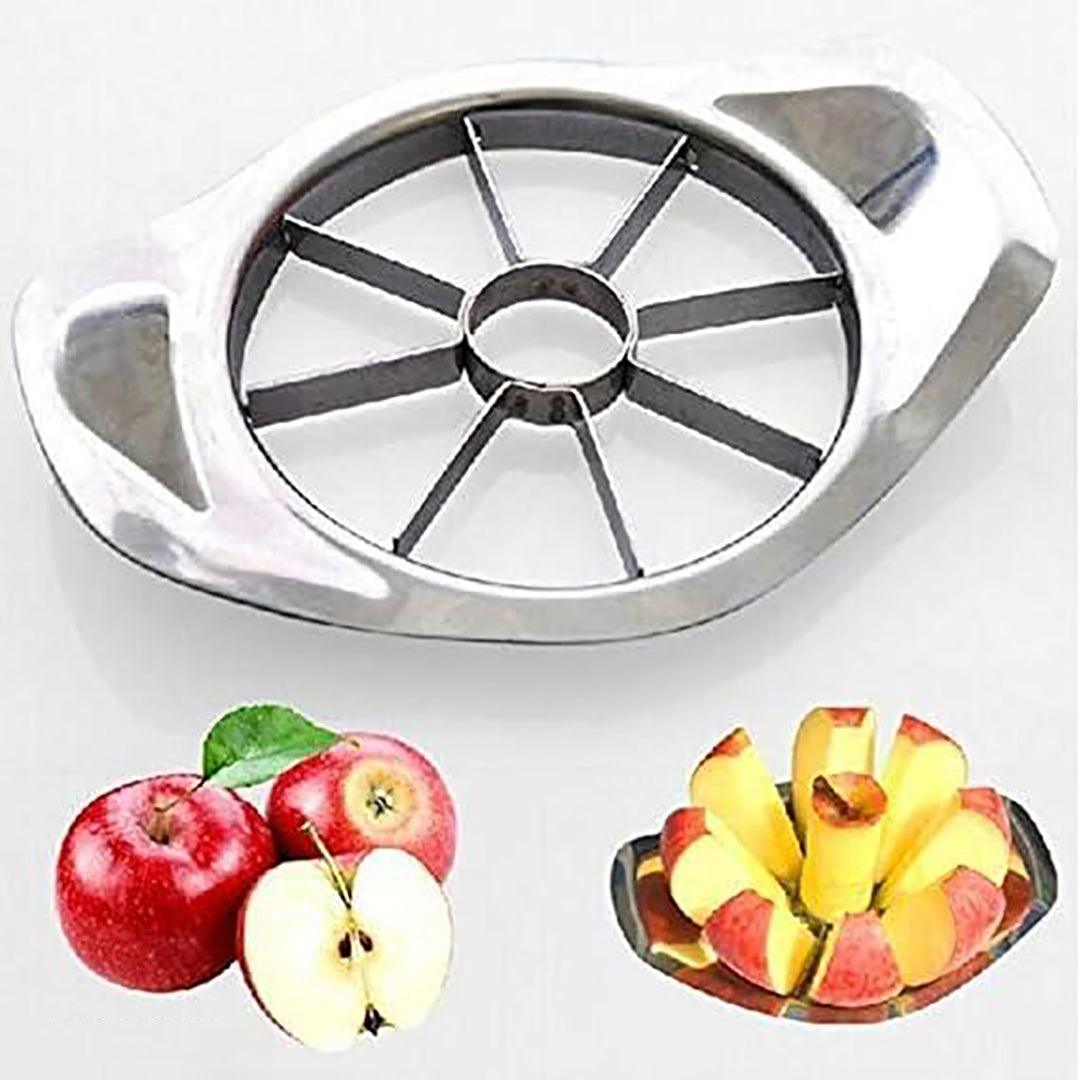 Stainless Steel Apple Slicer 8 Blade Stainless Steel Apple Cutter Ultra Sharp Cutter Image 1