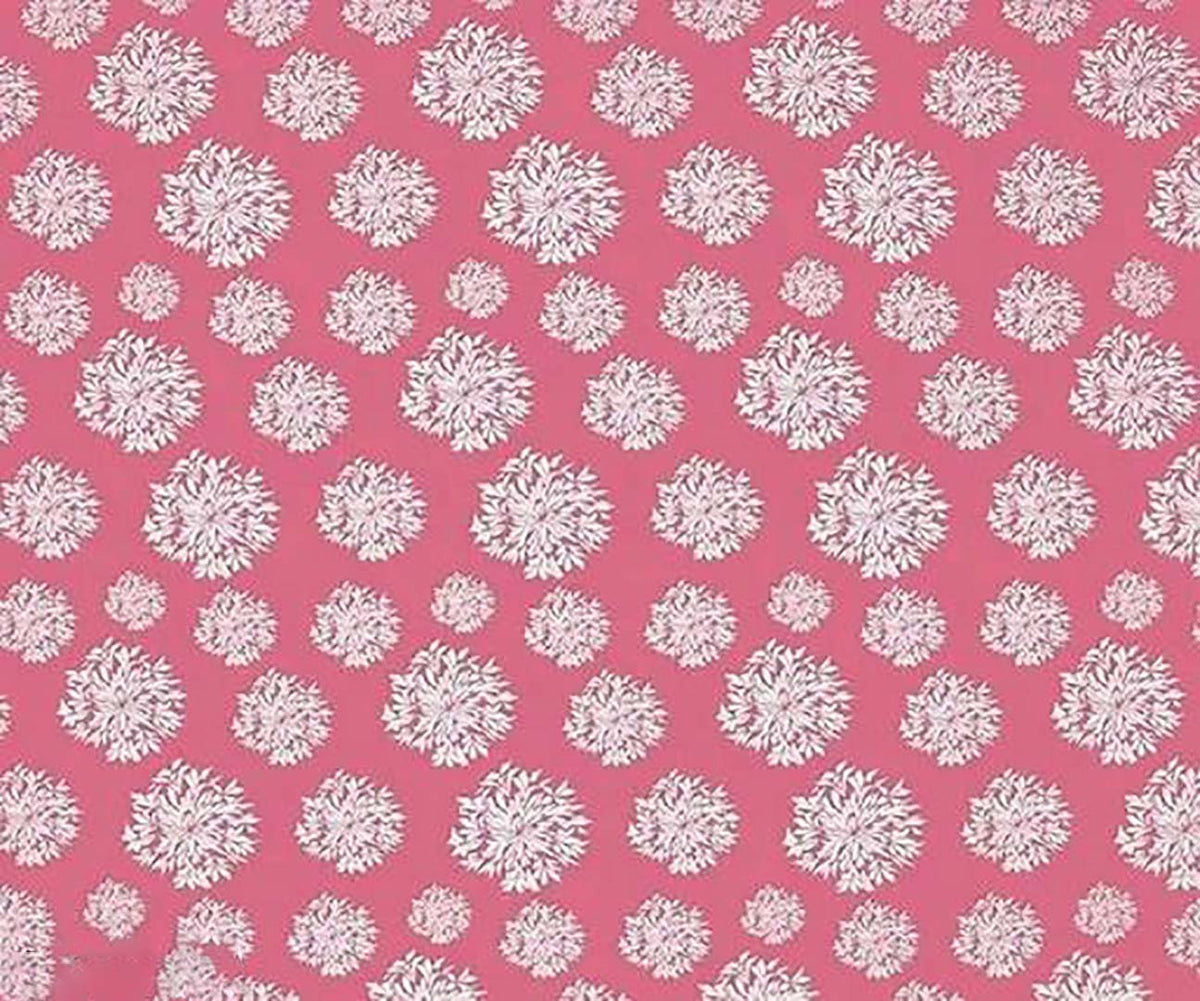 Cotton (60x90 Inch) Single Size Bedsheet With 1 Pillow Cover in Pink Color Image 2