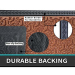 Rubber Anti-Slip Doormat for Home & Bathroom Entrance Grey Rectangular Mat (40x60 cm) Image 4