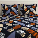 Cotton (78x72 Inch) Double Size Bedsheet With 2 Pillow Cover in Multicolor Image 2