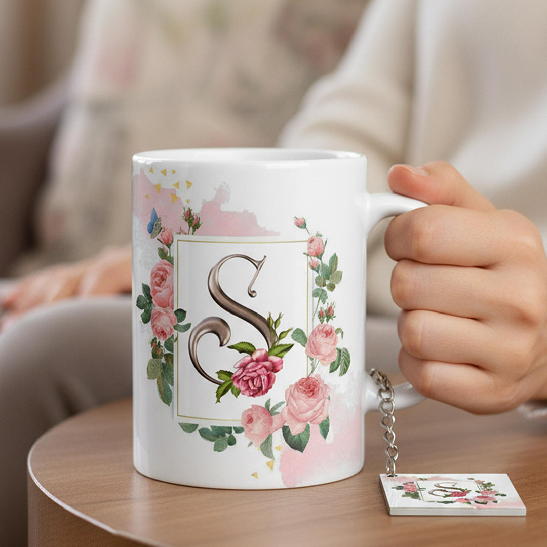 S Mug With Keychain Full Hd Printed For Gifting Anyone Person Image 1