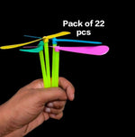 22 Air Flying Toys Propeller Bamboo Copter Outdoor Flying Toy Party Game For Kids & Adults Image 1