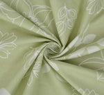 Cotton (78x72 Inch) Double Size Bedsheet With 2 Pillow Cover in Pista Color Image 3