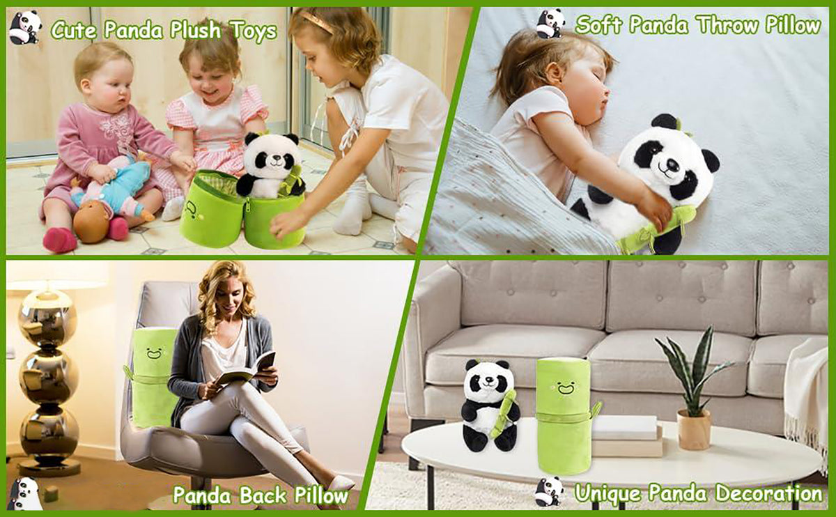Cute Bamboo Panda Lovable Huggable Soft Toy Birthday Gifts Image 4