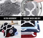 Microfiber Anti-Slip Doormat for Home & Bathroom Entrance Multicolor round Mat (24 Inch) Image 4