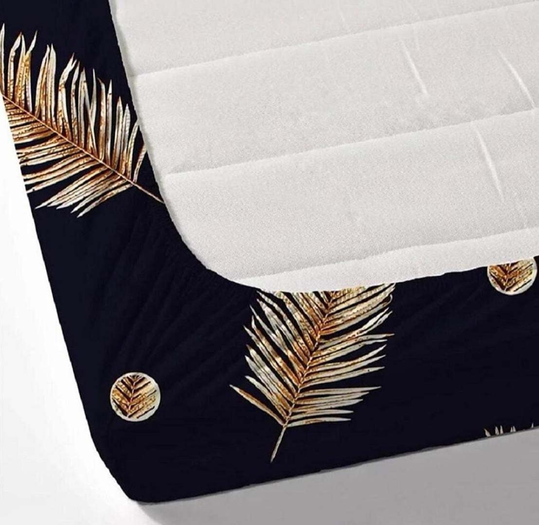 Cotton (90x90 Inch) Double Size Bedsheet With 2 Pillow Cover in Multicolor Image 2