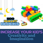 500 Piece Bullet Blocks Creative Building Blocks For Kids Stem Educational Toy Set Multicolor Image 3